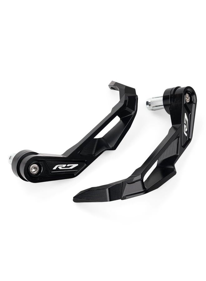 MOWOK Fit for Yamaha R7 YZF-R7 YZFR7 2021 2022 2023 2024 2025 Accessories Motorcycle Clutch Brake Lever Hand Guards handguard Handlebar Protector (Black) - Image 1