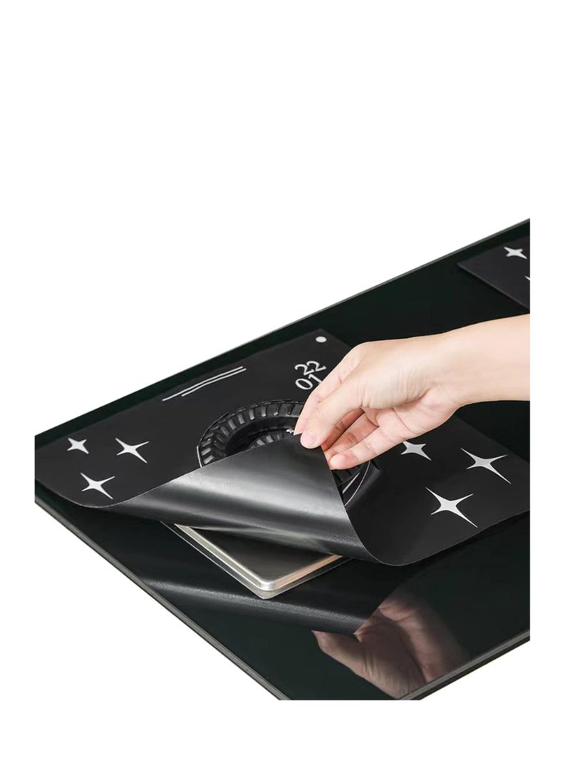 5 قطع من أغطية شعلات موقد الغاز، - Image 4