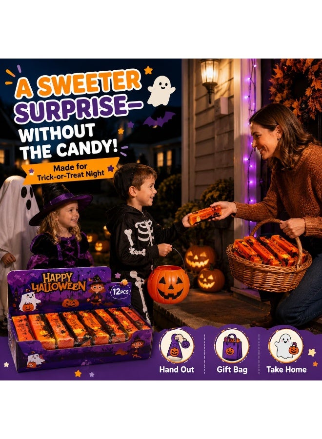 12pcs Halloween Butter Squishy Ghost Squishys Slow Rising Butter | PU Foam Ghost Butter Squishys Slow Rising Butter Stick for Anxiety Relief Fidget Desk Decor Halloween Party Favor Gifts - Image 4