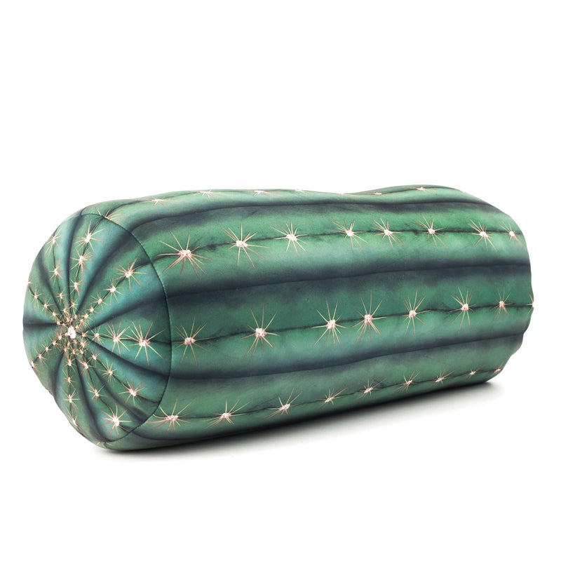 KIKKERLAND Kikkerland Cactus Headrest  Plush Plant Pillow for Home or Office Decor  Airplane  Travel Essentials Gift 