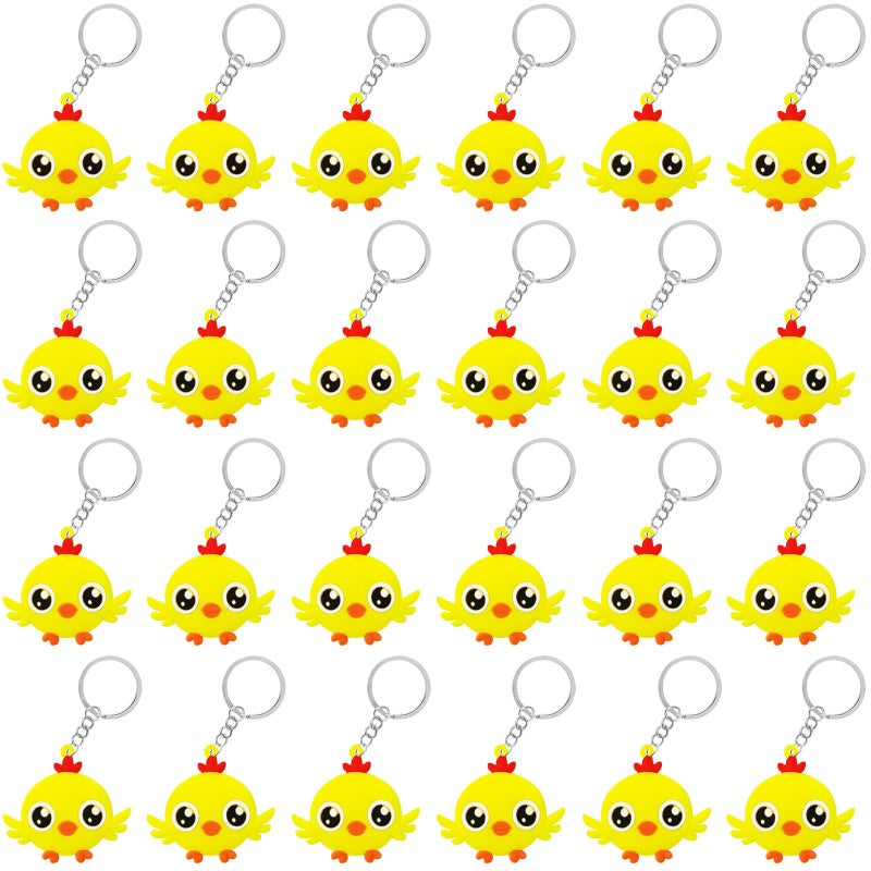 CiciBear 24 Pack Chicken Party Decorations for Guests Chicken Farm Animals Barnyard PartyAnimal Baby Shower School Party Kids Birthday