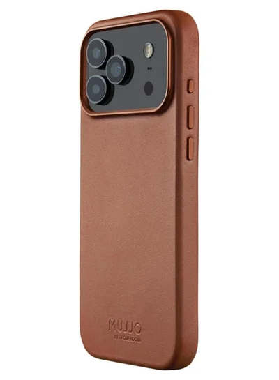 Mujjo Iphone 17 Pro Max Leather Case - Tan With Magnetic Wireless Charging Crafted From Premium Leather, This Luxurious Case Combines Elegance And Durability, Providing A Sleek, Sophisticated Look While Offering Superior Protection.