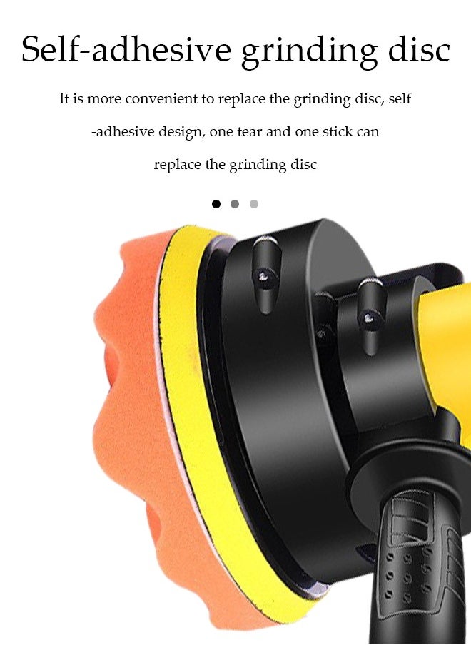 Generic - Buffer Polisher, Car Polisher 220V 700W 5" Variable Speed Polisher Kit with 60-3700rpm/min Detachable Handle Rotary Car Buffer Polisher Waxer, for Boat,Car Polishing and Waxing - Image 1