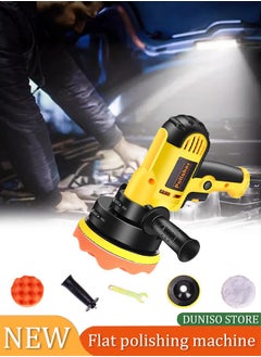 Buffer Polisher, Car Polisher 220V 700W 5" Variable Speed Polisher Kit with 60-3700rpm/min Detachable Handle Rotary Car Buffer Polisher Waxer, for Boat,Car Polishing and Waxing