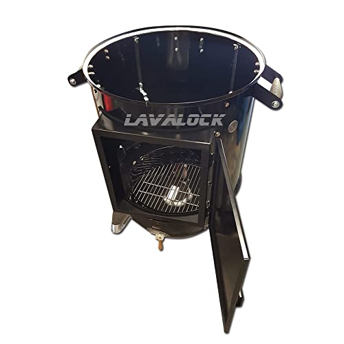 LavaLock Quick Coal™ fits WSM 18.5 Charcoal Access Door for Weber Smokey Mountain Accessory by LavaLock® - Image 4
