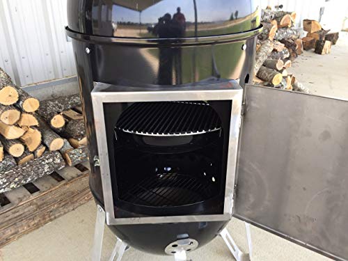 LavaLock Quick Coal™ fits WSM 18.5 Charcoal Access Door for Weber Smokey Mountain Accessory by LavaLock® - Image 5