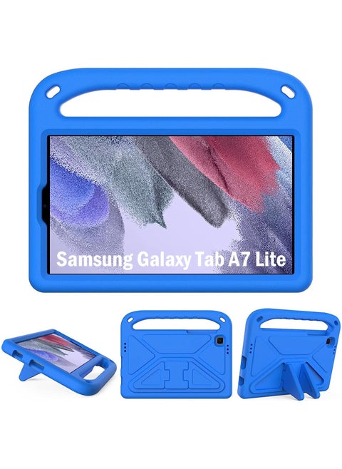 Case for Samsung Galaxy Tab A7 Lite 8.7 Inch 2021 Tablet (SM-T220 / SM-T225), Light Weight Shockproof Case with Handle Kickstand Protective Case for Tab A7 Lite 8.7" (Blue)