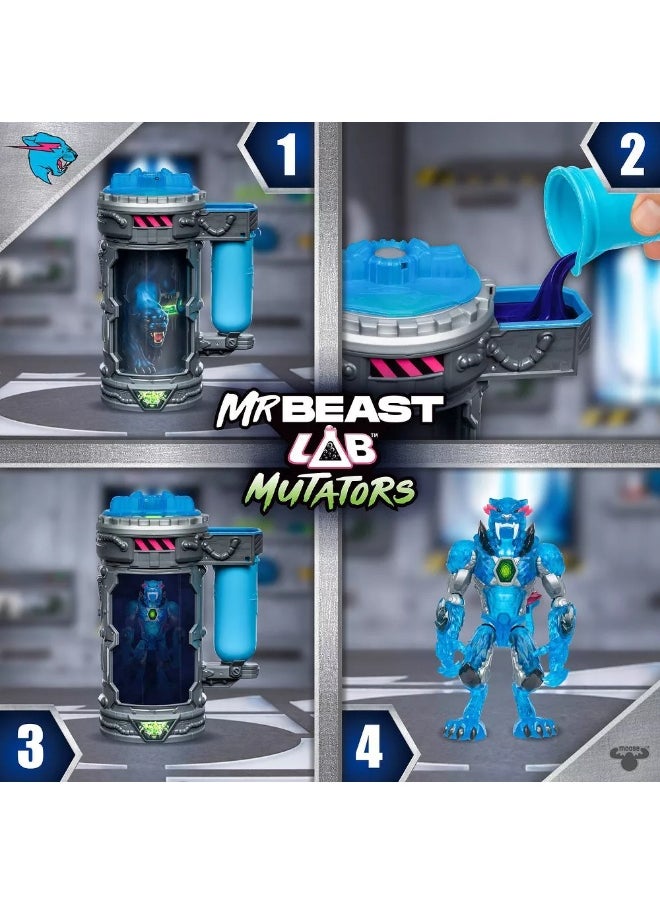 MrBeast Lab - MrBeast Lab Mutators Stealth Panther Action Figure (13 cm) - Image 1