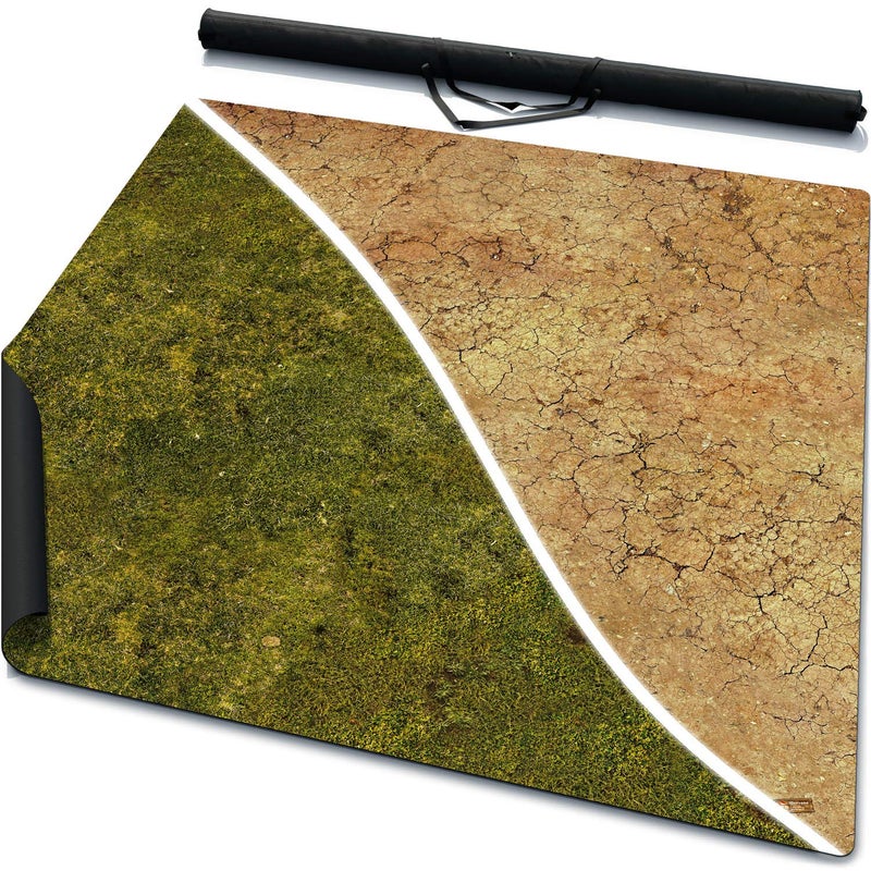 Warzone Studio 3 x 3 DoubleSided Rubber Battle Mat Meadows Saraha Bag - Image 2