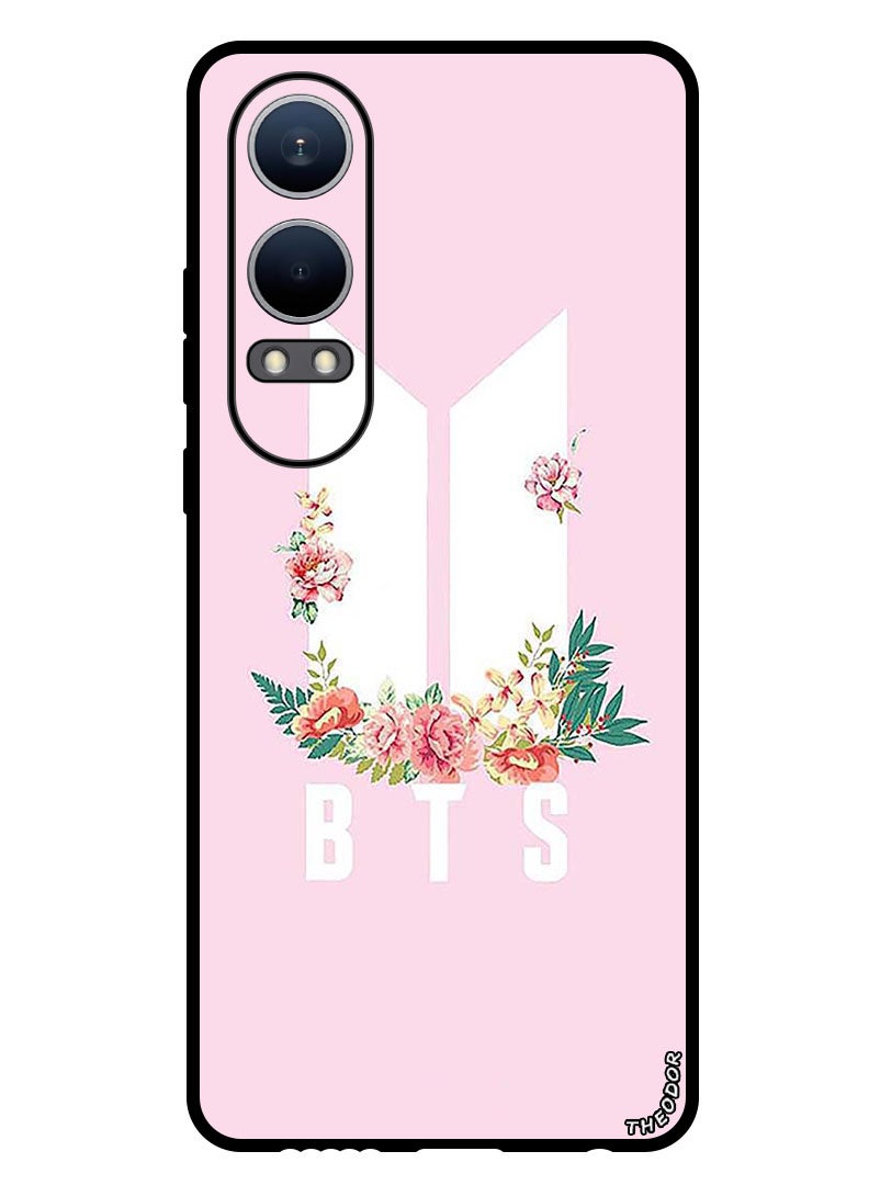 Theodor Protective Case Anti Scratch Shock Proof Bumper Cover For Oppo K12x (China) BTS floral - Image 1