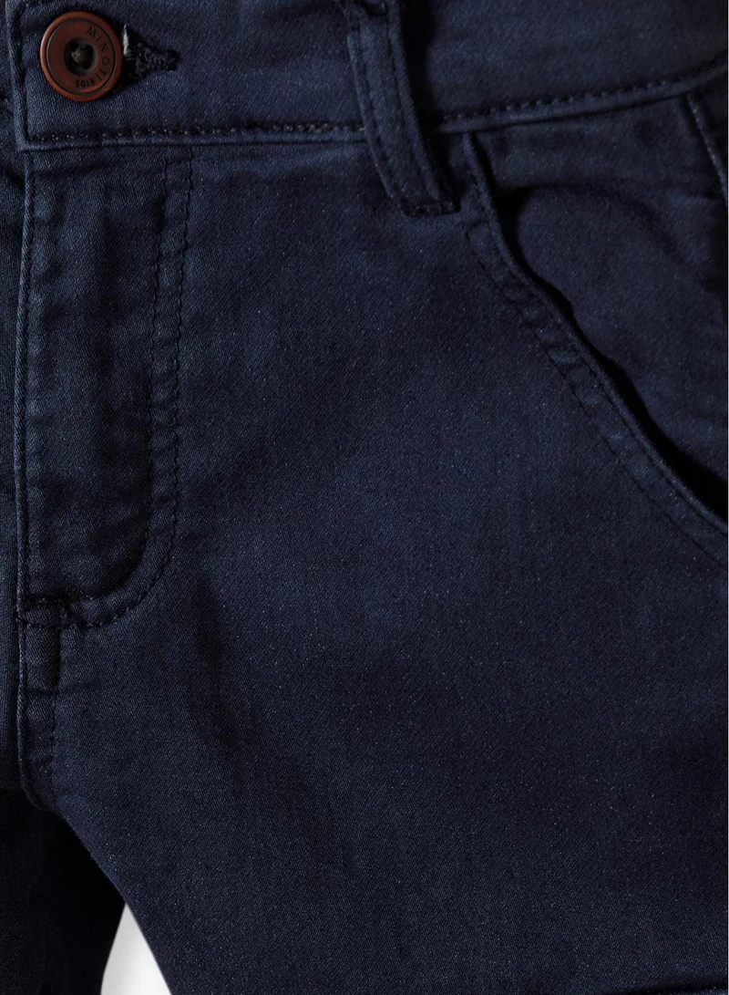 MINOTI Teen Cargo Trousers with Elastic Waist and Cuffed Ankles