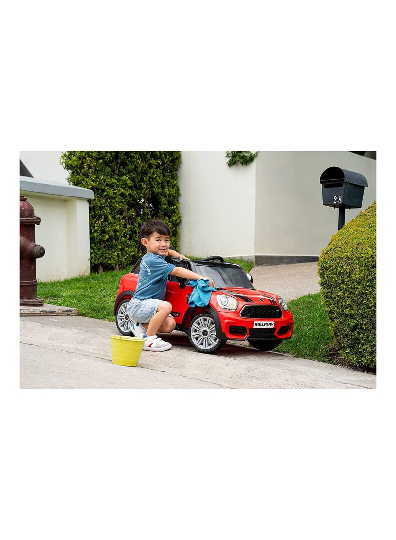 ROLLPLAY Mini Countryman with RC 6V Red - Image 4