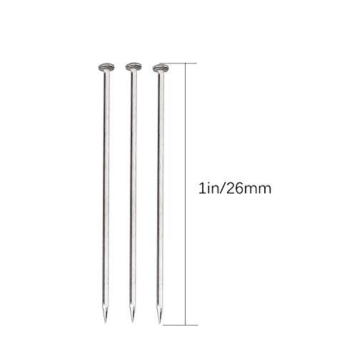 AIEX 1000 Pieces 1 Inch Sewing Pins Head Pins Fine Satin Pin Straight for Dressmaker Jewelry Craft Sewing Projects - Image 2