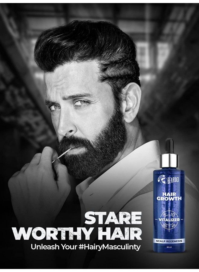 BEARDO Hair Growth Vitalizer ; Supports Growth And Prevents Fall ; Hair Growth Vitalizer For Men ; Nonsticky - Image 3