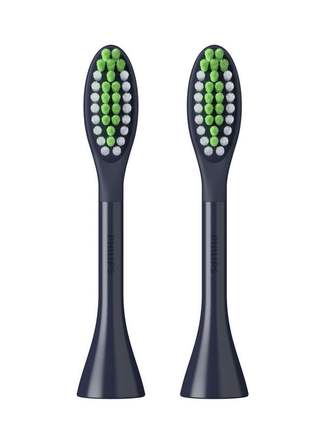 Philips One By Sonicare Brush Heads Pack Of 2 Blue - Image 3