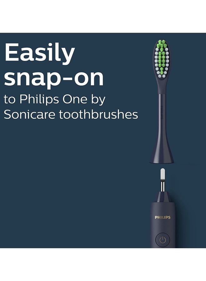 Philips One By Sonicare Brush Heads Pack Of 2 Blue - Image 5