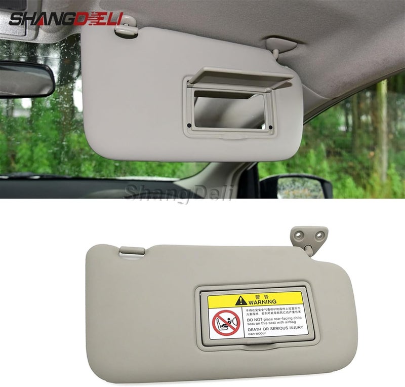 Wivplex Car Interior Sun Visor with Mirror for Nissan Tiida - Image 2