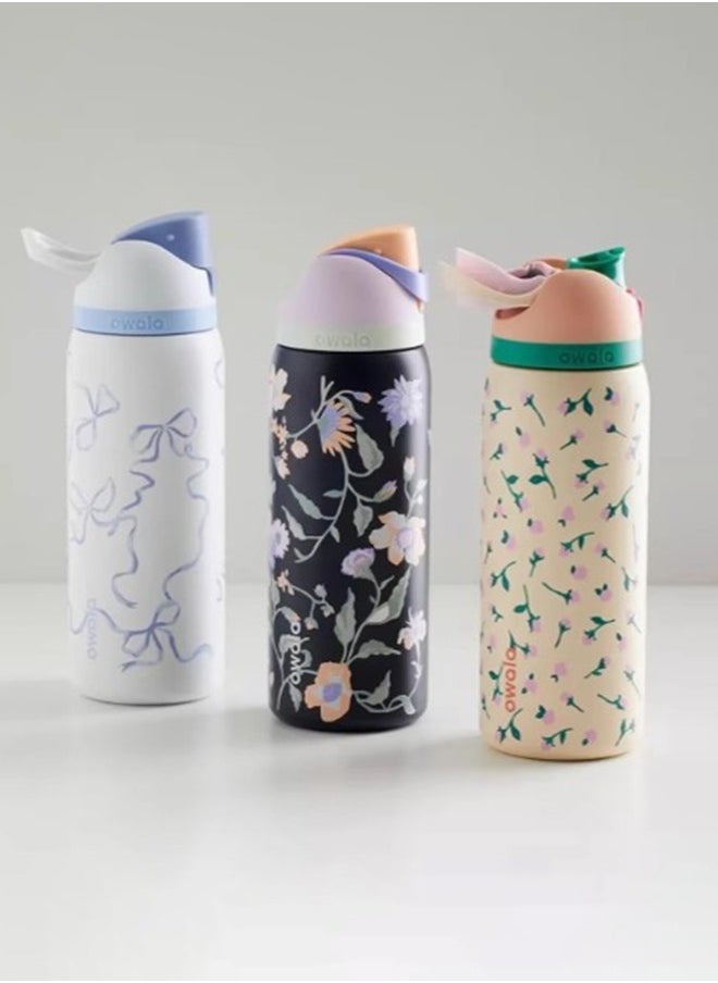 Owala - Owala FreeSip Insulated Stainless Steel Water Bottle with Straw for Sports and Travel, BPA-Free,32-Ounce - Image 1