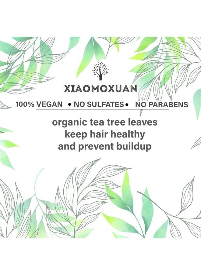 Xiaomoxuan Moisturizing Hair Mask Silky Smooth - Natural Tea Tree Oil Hair and Scalp Nourishing - Deep Hydrating for Dry Hair Breakage and Split Ends Repair - Vitamin Hair Mask Frizz Treatment - Image 4