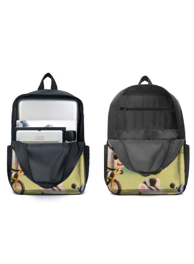Bright Li Fire Unlock the fashion style of children's fun! Three-piece bag set, cartoon elements make children and teenagers super stylish (students, children, friends outings, mountain climbing, schooling, etc. are available) - 12 - Image 4