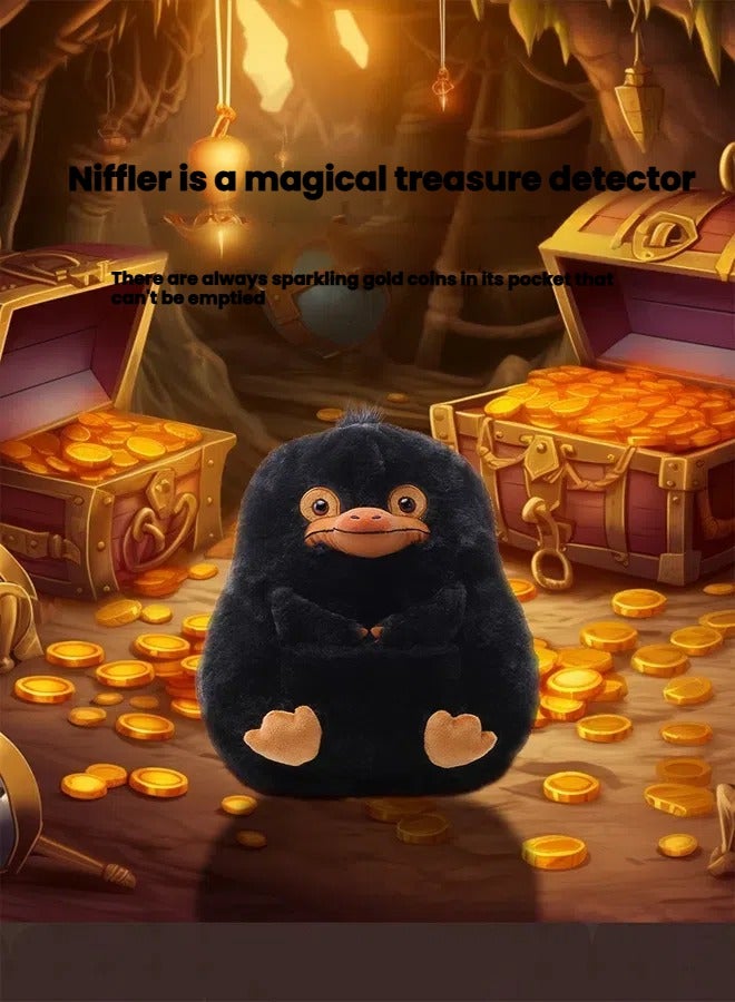 general Fantastic Beasts Niffler Plush Toy Soft Stuffed Animal Movie Accurate Design Cute Magical Creature Kids  Movie Fans Gift Huggable Toy - Image 2