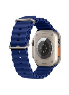 Ocean Band Compatible With Apple Watch 49mm 45mm 44mm 42mm 41mm 40mm 38mm For Women Men Breathable Waterproof Soft Silicone Sport Strap