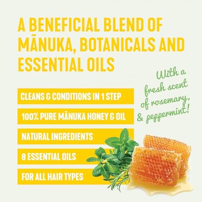 One Tree Hill Manuka 2n1 Conditioning Shampoo | Manuka Honey & Essential Oil Blend | 9 Fl Oz - Image 2