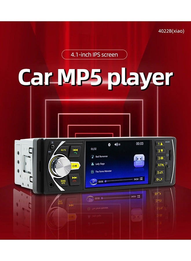 XUTIANZE 4.1 inch HD Car MP5 Bluetooth Hands-free Car MP5 Player Plug-in Radio Backup Camera - Image 2