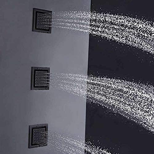 JAAZ Body Jet Tile Square Shape Tilted on all Side Brass Material 130 x 120 mm Pack of 2 - Image 3