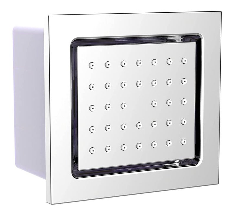 JAAZ Body Jet Tile Square Shape Tilted on all Side Brass Material 130 x 120 mm Pack of 2 - Image 1