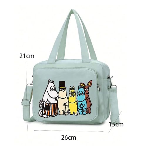 Winnies Diaper Bag Mummy Tote | Travel Nappy Tote for Baby Care | Multifunction Maternity Cross Body Bags with Zipper Closure Lightweight Hand-Carry Totes for Moms & Newborn Essentials (Green) - Image 2