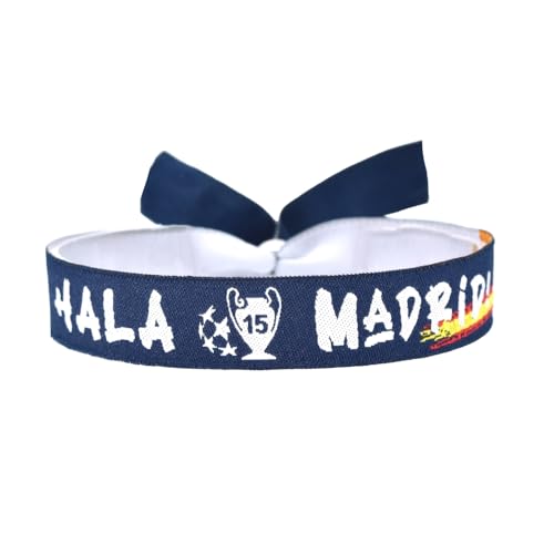 BDM - Pulsera Real Madrid Merengue de Tela Ajustable - Modelo 3 - Image 1