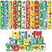 Max Fun 48pcs Christmas Slap Bracelets Party Favors Toys for Kids Xmas Party Favors Stocking Stuffers Christmas - Image 2