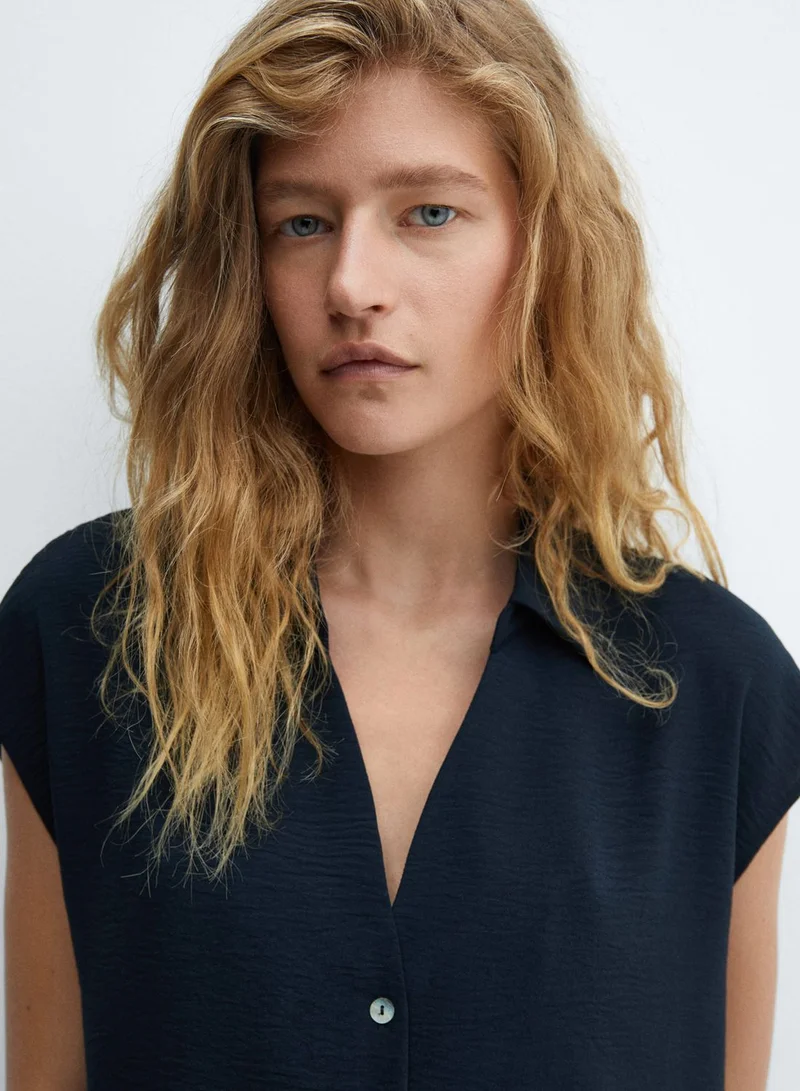 MANGO Button Down Shirt