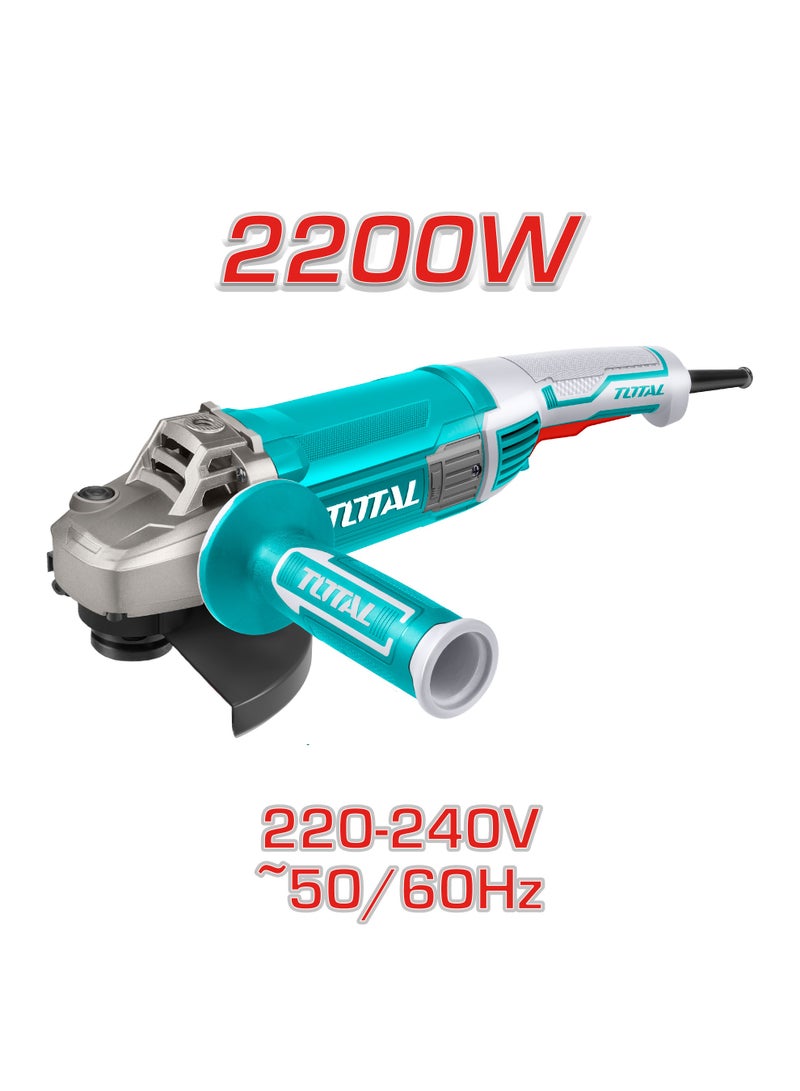 TOTAL Corded Electric Angle Grinder TG12223026 - Image 2