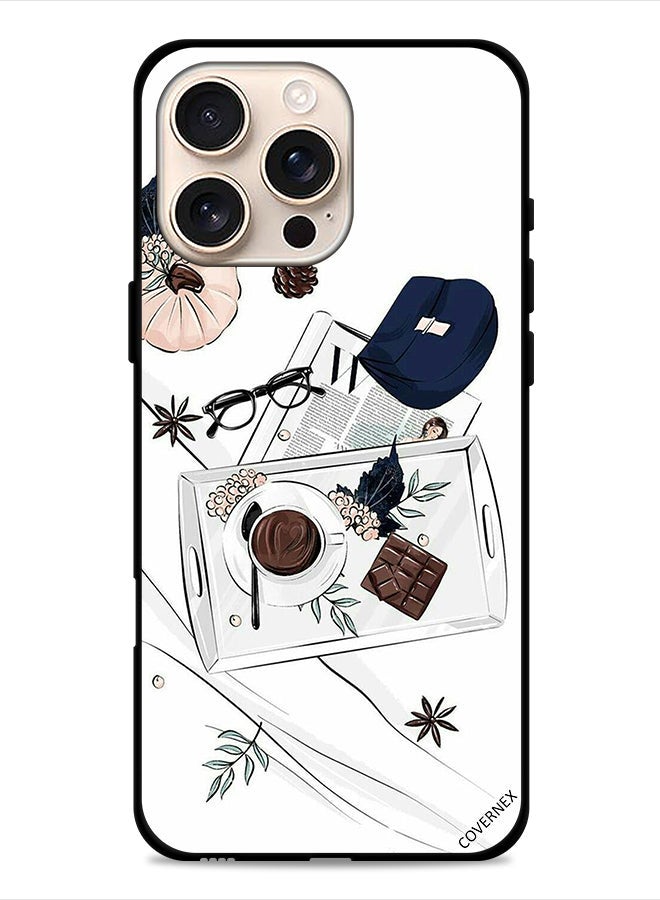 Covernex Apple iPhone 16 Pro Protective Case Cover Coffee Chocolate Art - Image 1