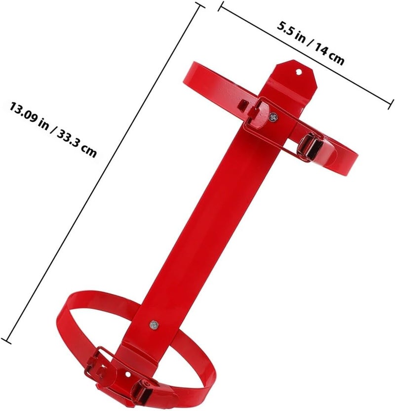 DOITOOL Heavy Duty Fire Extinguisher Bracket Wall Mount Compact Space-Saving Vehicle Holder for Car Truck Boat Office Warehouse Safety - Image 2
