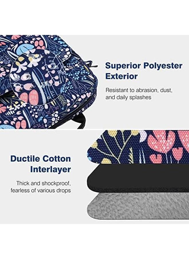 9 11 Inch Tablet Sleeve Shoulder Bag For Ipad 10.2 2021 2019 Ipad Pro 11 2021 2018 Ipad Air 5 4 10.9 Ipad 10Th Gen 10.9 2022 Galaxy Tab A8 10.5 Tablet Protective Handbag Night Blue