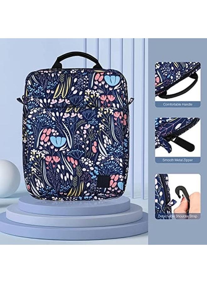 9 11 Inch Tablet Sleeve Shoulder Bag For Ipad 10.2 2021 2019 Ipad Pro 11 2021 2018 Ipad Air 5 4 10.9 Ipad 10Th Gen 10.9 2022 Galaxy Tab A8 10.5 Tablet Protective Handbag Night Blue