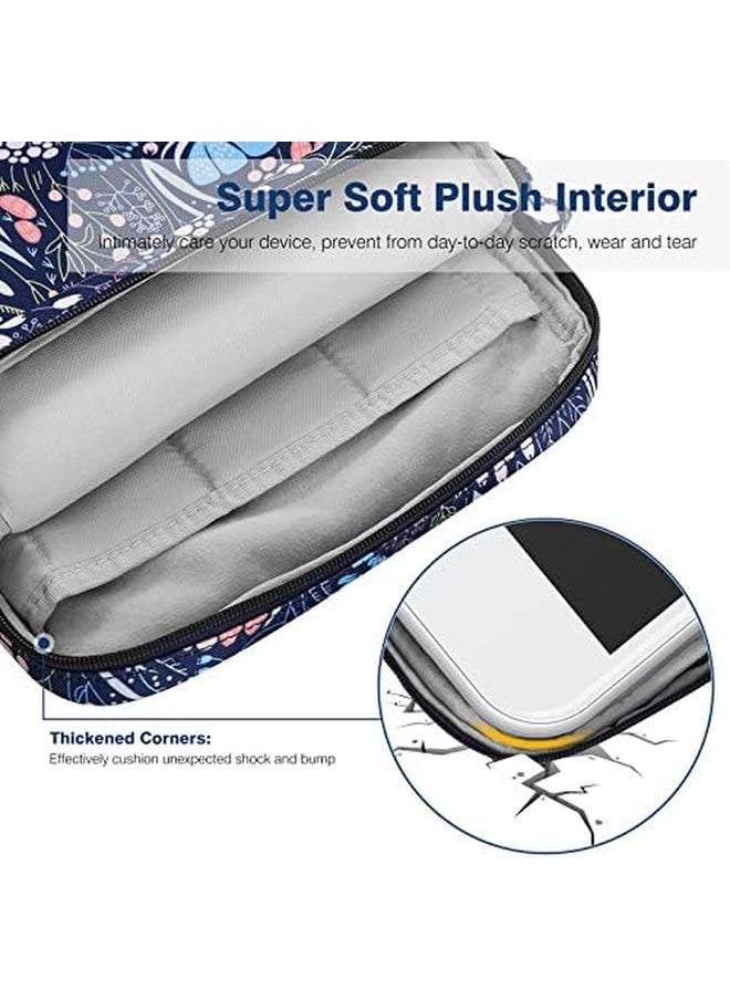 9 11 Inch Tablet Sleeve Shoulder Bag For Ipad 10.2 2021 2019 Ipad Pro 11 2021 2018 Ipad Air 5 4 10.9 Ipad 10Th Gen 10.9 2022 Galaxy Tab A8 10.5 Tablet Protective Handbag Night Blue
