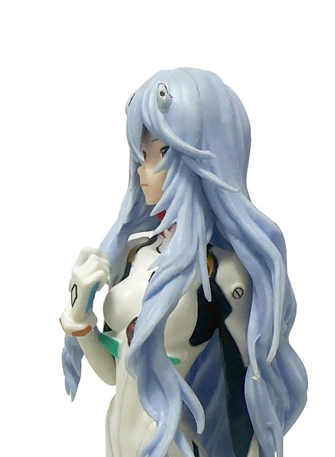 هالامودو إيفانجيليون واقف في مهبل أنيق مع شعر طويل يتدفق، معركة -موقف ريه أيانامي 22 سم هدية الشكل مكتب ديكور - Image 5