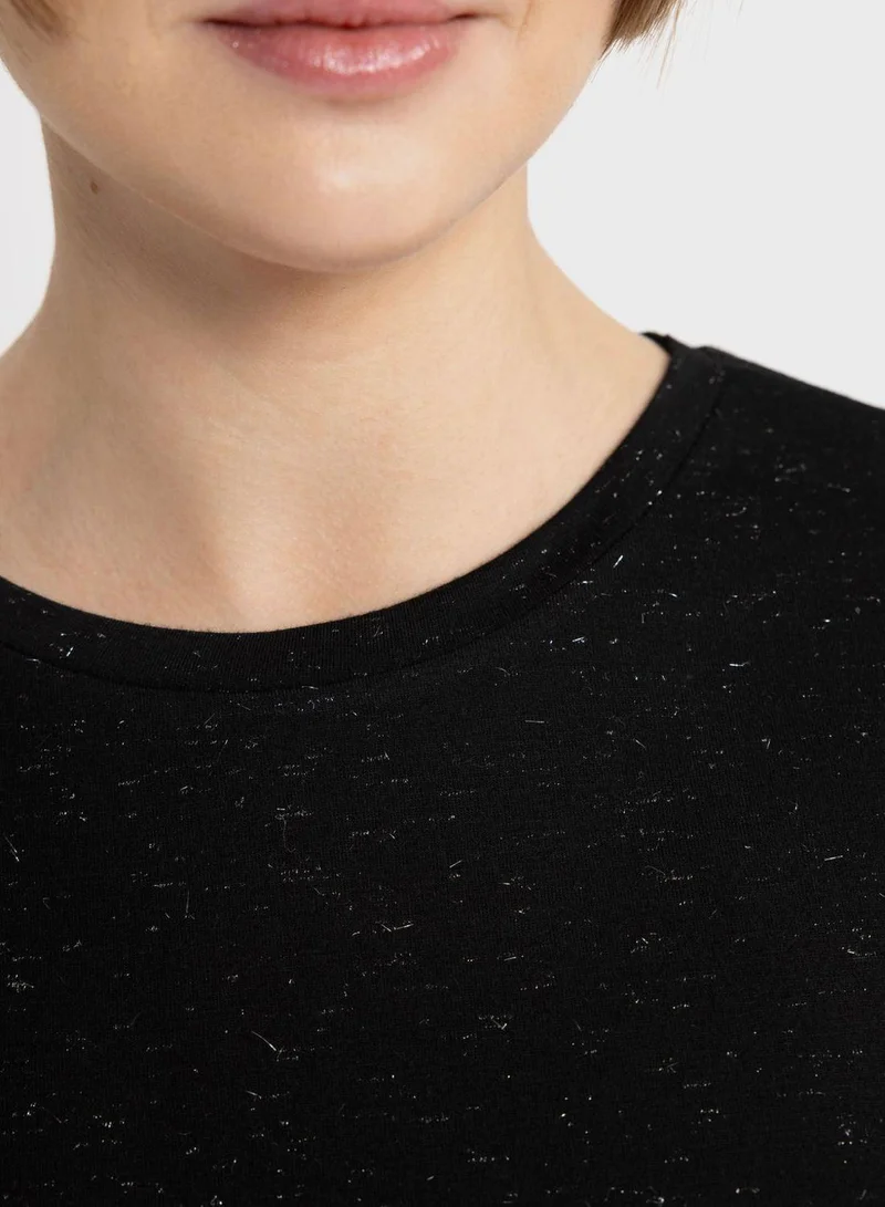 DeFacto Woman Relax Fit Short Sleeve T-Shirt
