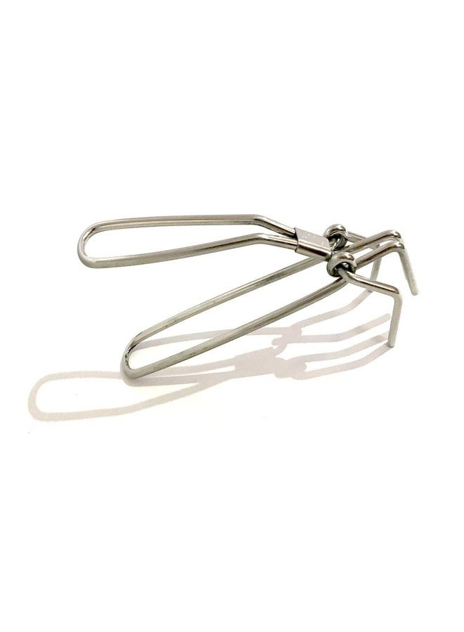GD Kitchen Pakkad Stainless Steel Tong Food Serving Tongs Pakkad Stainless Steel Wire Tong Pakkad Tong Wire Tong Kitchen Tong Food Serving Tong Size 7 Inch - Image 3