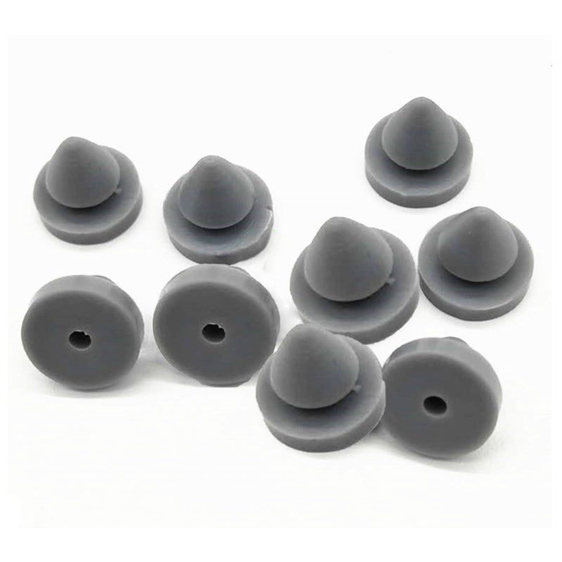 KFZDCG 100 Pcs Rubber Door Silencer, Metal Door Anti Collision Silencer Heavy Duty Rubber Hinge Outlet Door Silencer 1/2 Inch Diameter for Metal Frame - Image 4