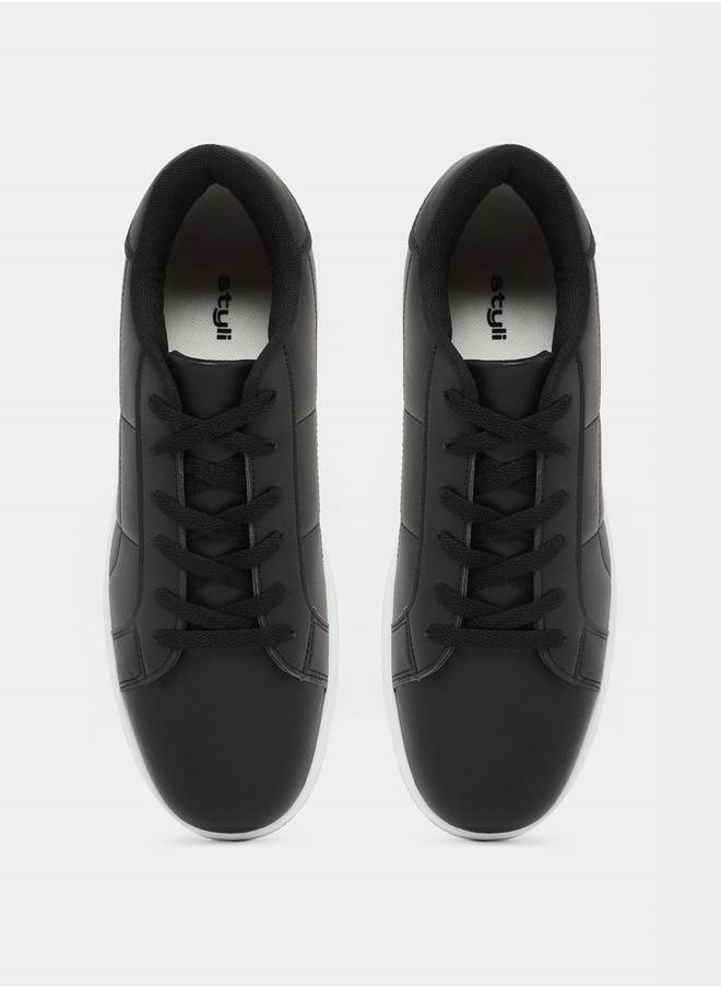 Styli Platform Sole Lightweight Lace Up Sneakers  - Image 5