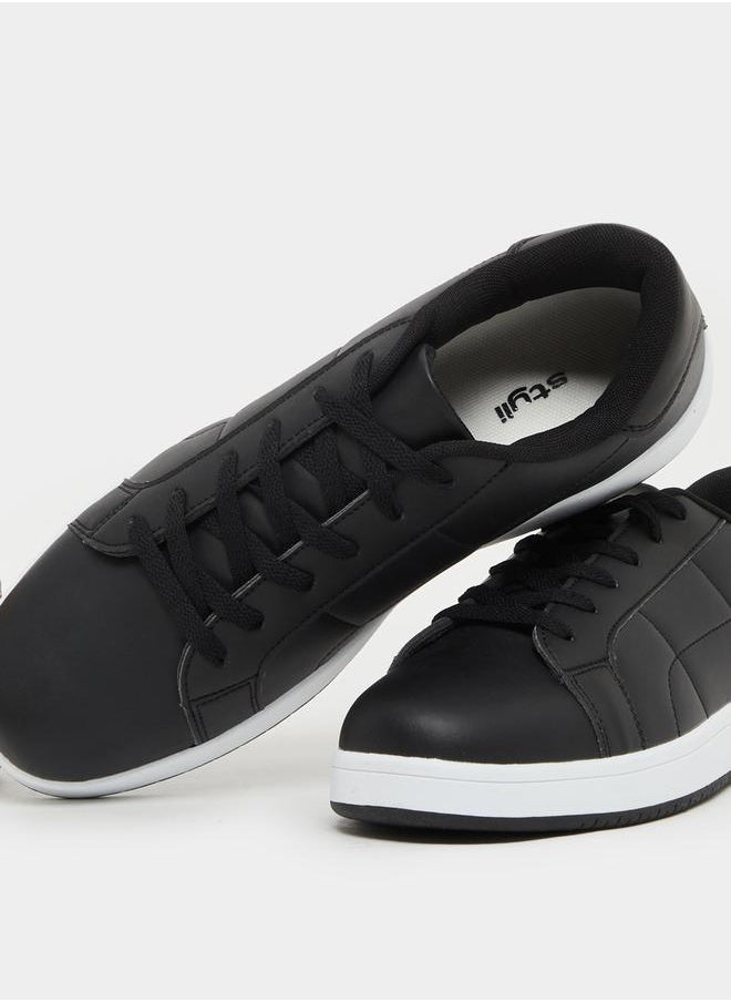 Styli Platform Sole Lightweight Lace Up Sneakers  - Image 3