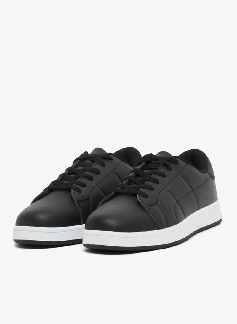 Styli  Platform Sole Lightweight Lace Up Sneakers for Men | Best Price UAE