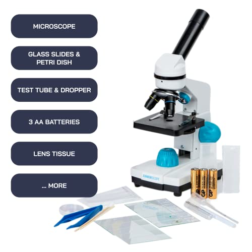 Omano Juniorscope Microscope for Kids – Microscope Kit for Kids 8+ for Science Microscope Experiments – Kids Microscope Kit That Encourage STEM Exploration – Beginner Microscope for Kids 8 and Up. - Image 2