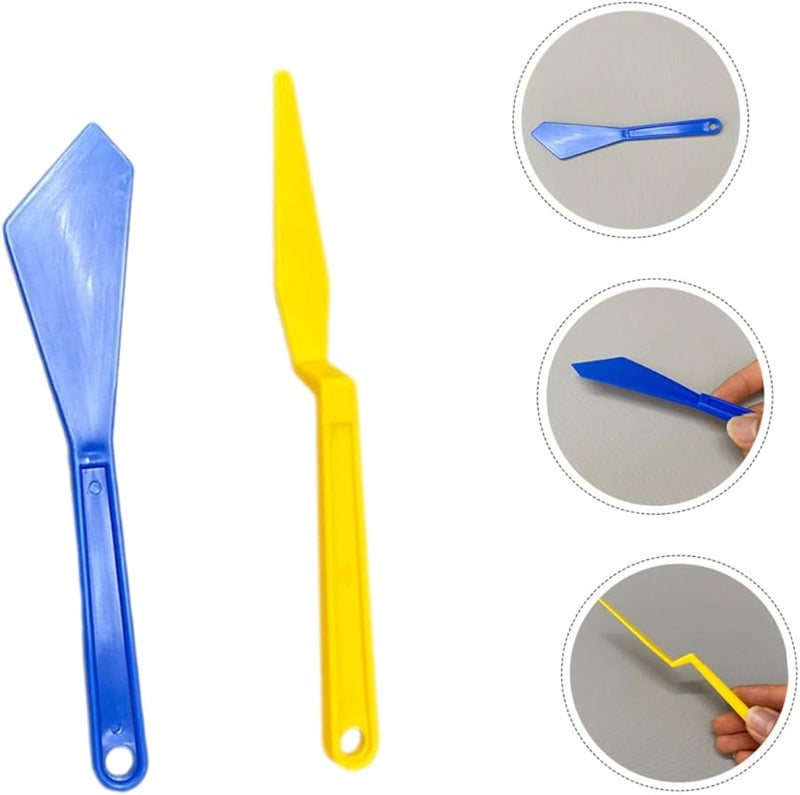 2pcs Long Handle Car Tint Tools Vinyl Wrap Squeegee Scraper for Window Film Application - Image 5