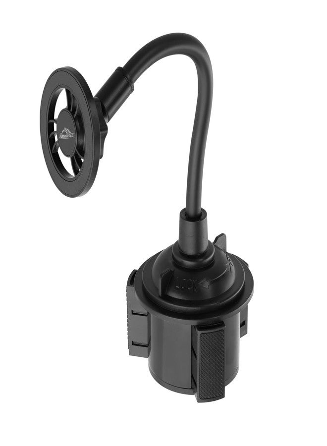 Armor All Magnetic Phone Mount for Car, Cupholder Phone Holder for MagSafe Phones, iPhones, Adjustable Gooseneck Design, Includes Universal Magnet Ring for Samsung, Non-Magnetic Phones, & Cases - Image 5